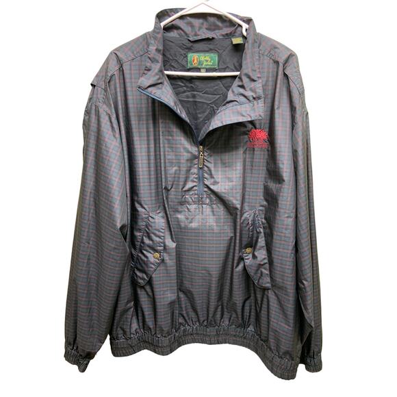 Bobby Jones Belfair Windbreaker Coat Jacket Half Zip with Pockets Size XL - Picture 2 of 8
